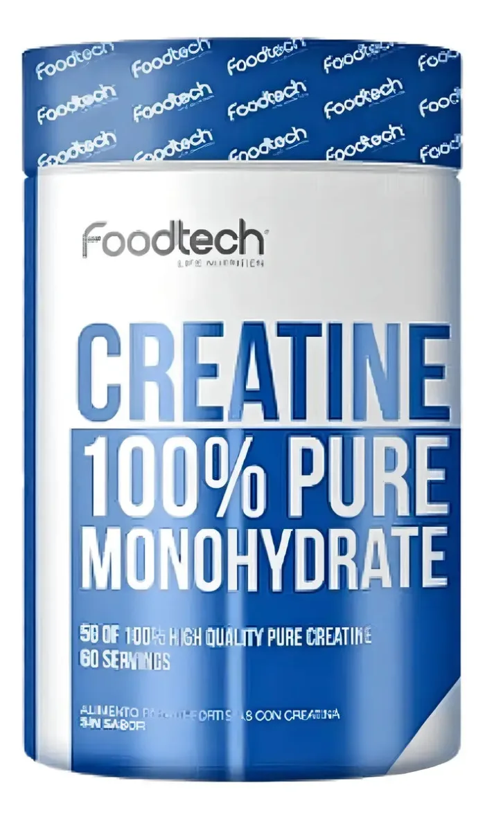 Creatine 100% Pure Monohydrate · 60 servicios